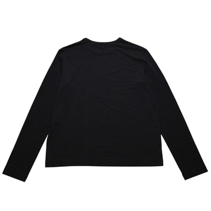 Hermes Long Sleeve T-Shirt Rayon Silk Elastane Charcoal Gray Martin Margiela XS — view 2