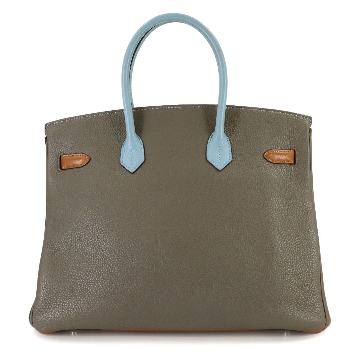 Hermes Birkin 35 Harlequin Taurillon Clemence Ultra Violet Blue Run Hand — view 2