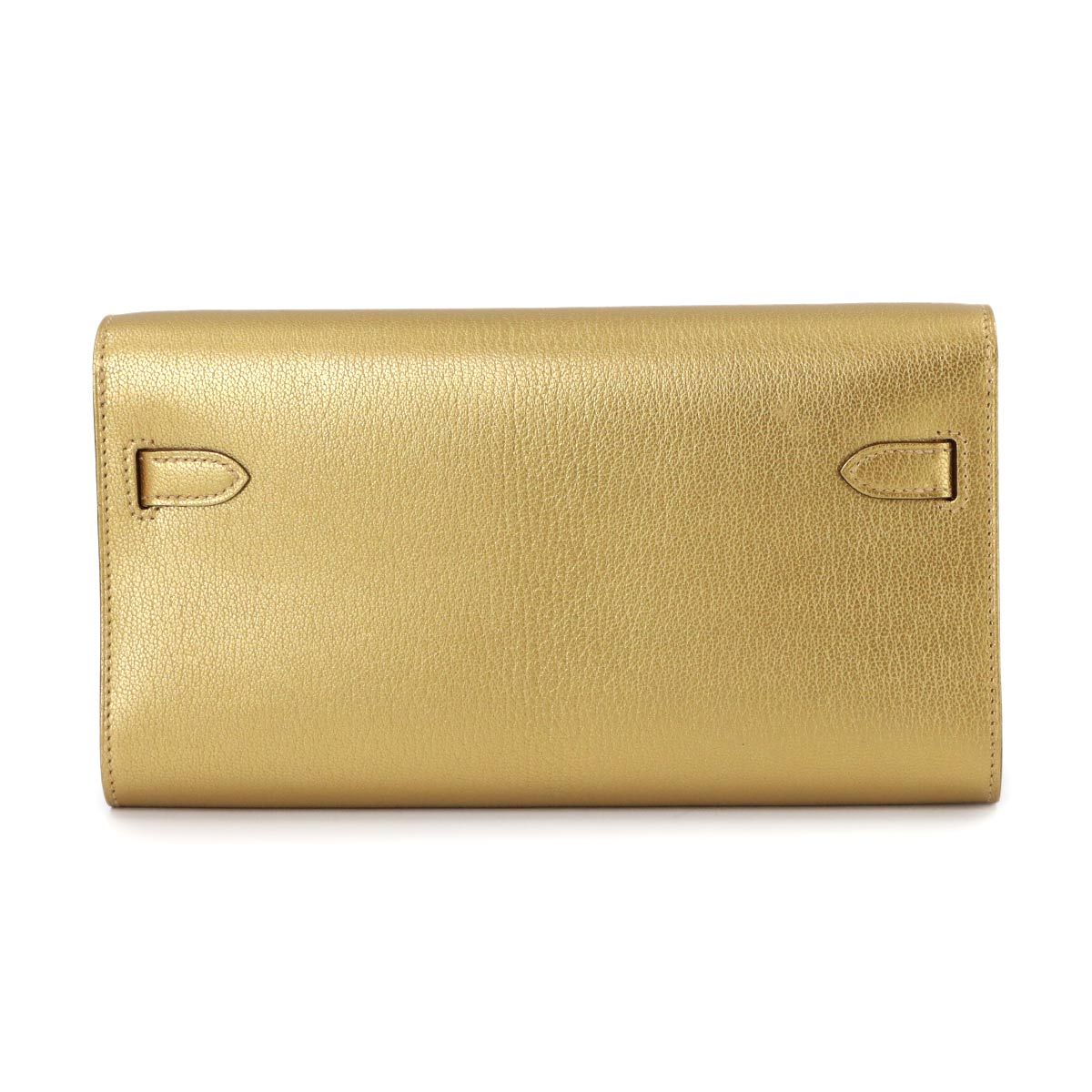Hermes Kelly Tougo Shoulder Wallet Bifold Chevre Sham Kira Dore — view 3