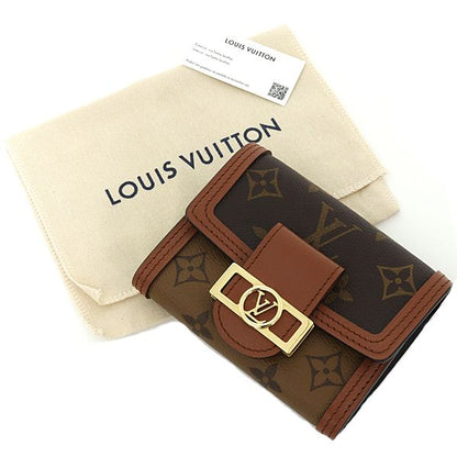 Louis Vuitton Portefeuille Dauphine Compact Trifold Wallet Monogram Reverse — view 2