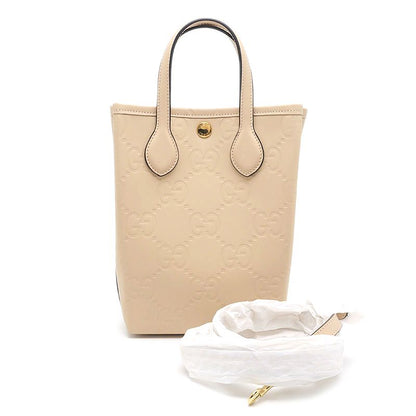 Gucci GG Super Mini Shoulder Bag Beige