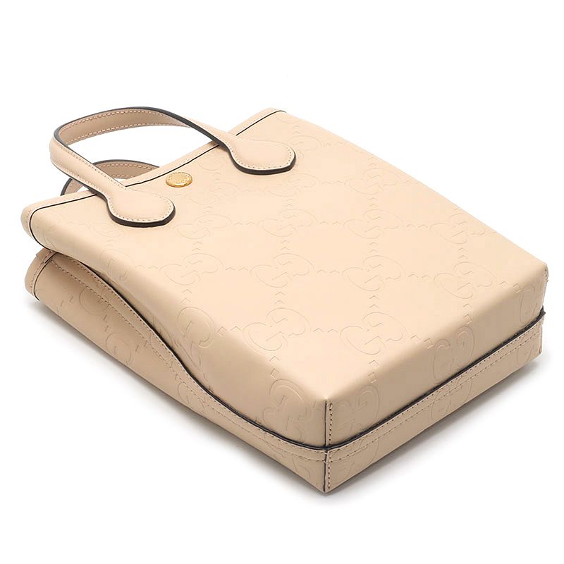 Gucci GG Super Mini Shoulder Bag Beige — view 3