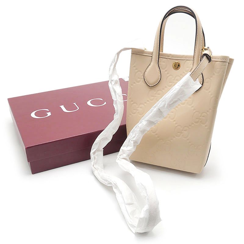 Gucci GG Super Mini Shoulder Bag Beige — view 9