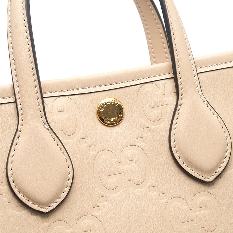 Gucci GG Super Mini Shoulder Bag Beige — view 4