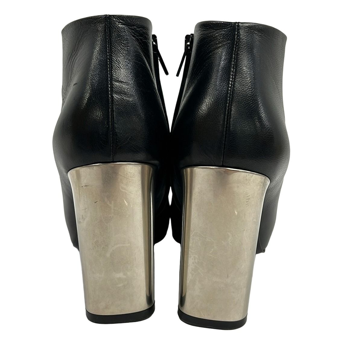 Celine Short Boots 38 Black Leather — view 3