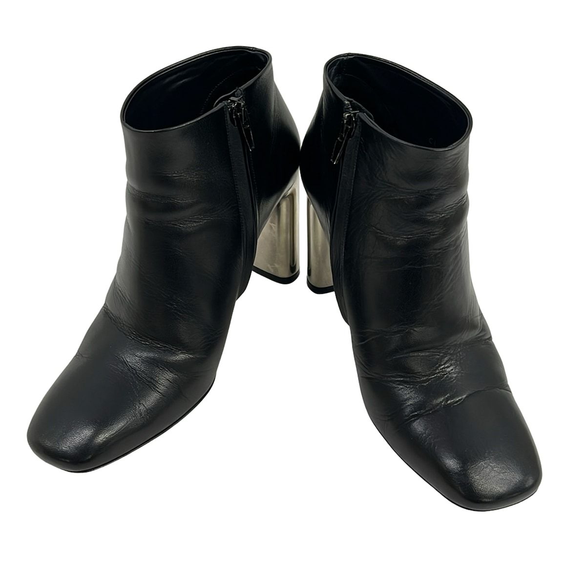 Celine Short Boots 38 Black Leather — view 2