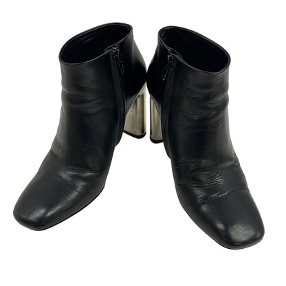 Celine Short Boots 38 Black Leather — view 2
