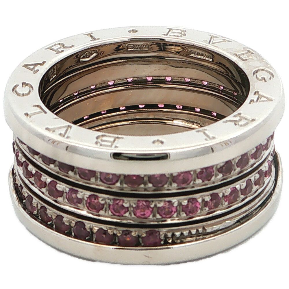 Bvlgari Band Tourmaline Ring 18k White Gold — view 5