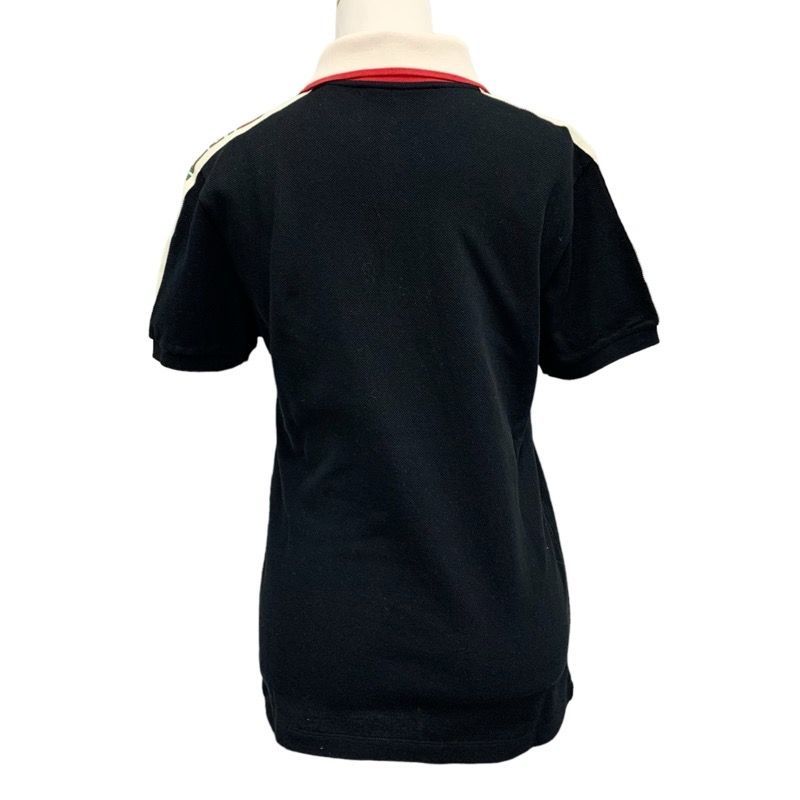 Gucci Top Polo Shirt Short Sleeve Cotton Black — view 3