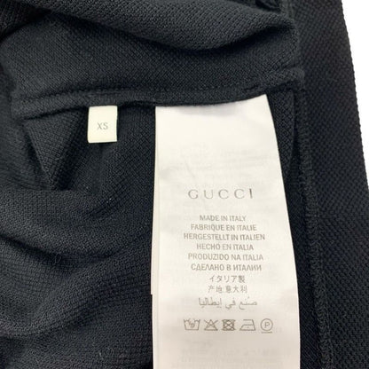 Gucci Top Polo Shirt Short Sleeve Cotton Black — view 7