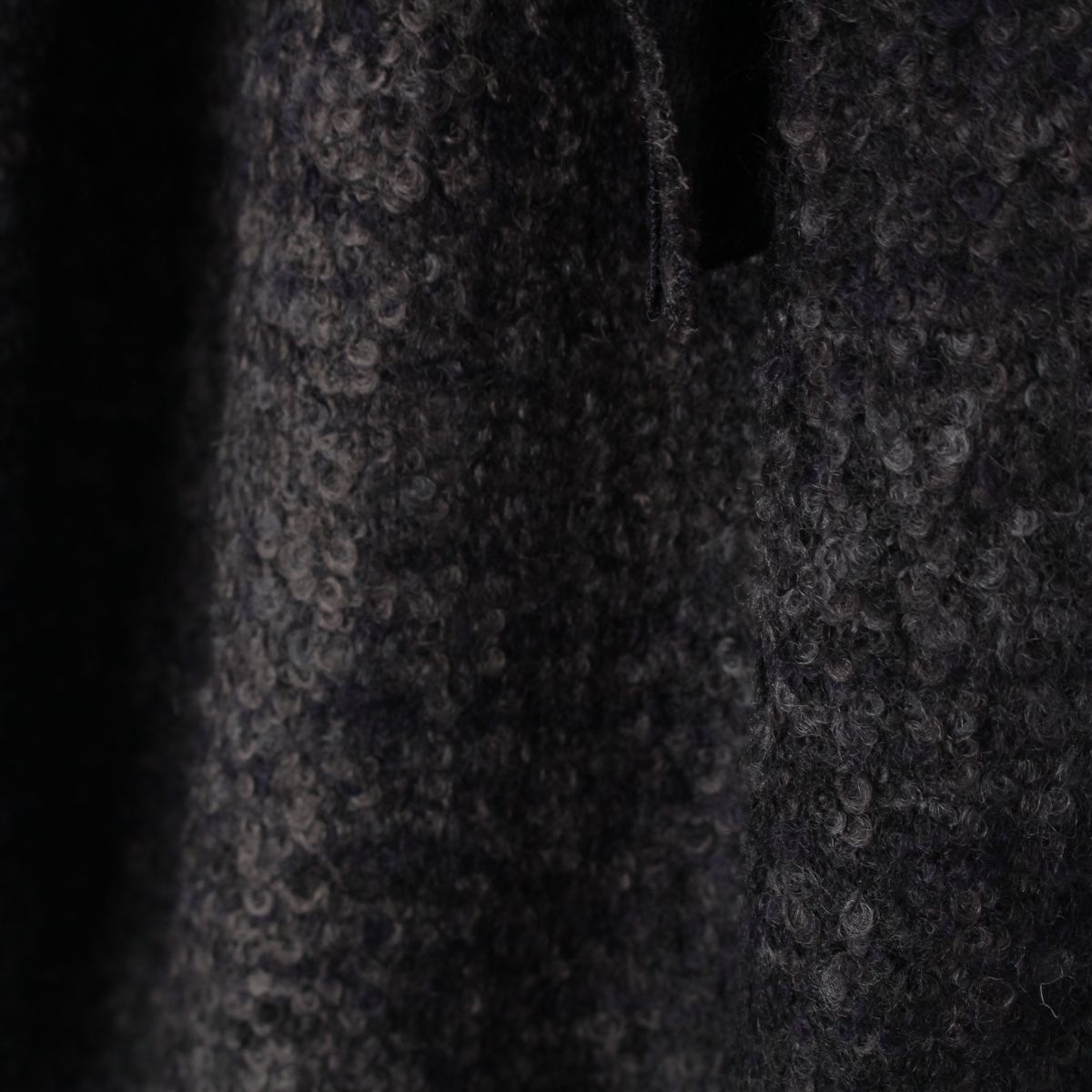 Prada Wool Nylon Belted Skirt Gray 38 — view 6