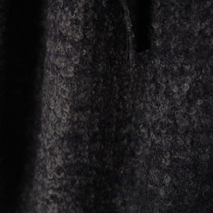 Prada Wool Nylon Belted Skirt Gray 38 — view 6