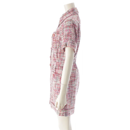 Chanel Tweed Lion Button Jumpsuit All in Jumps Pink Multi Color 34 — view 3