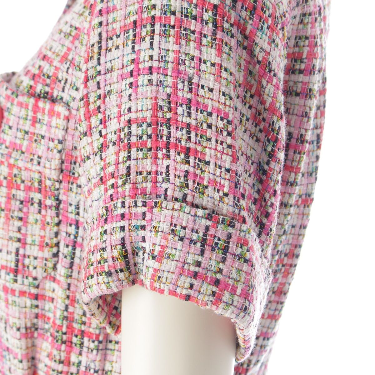 Chanel Tweed Lion Button Jumpsuit All in Jumps Pink Multi Color 34 — view 7