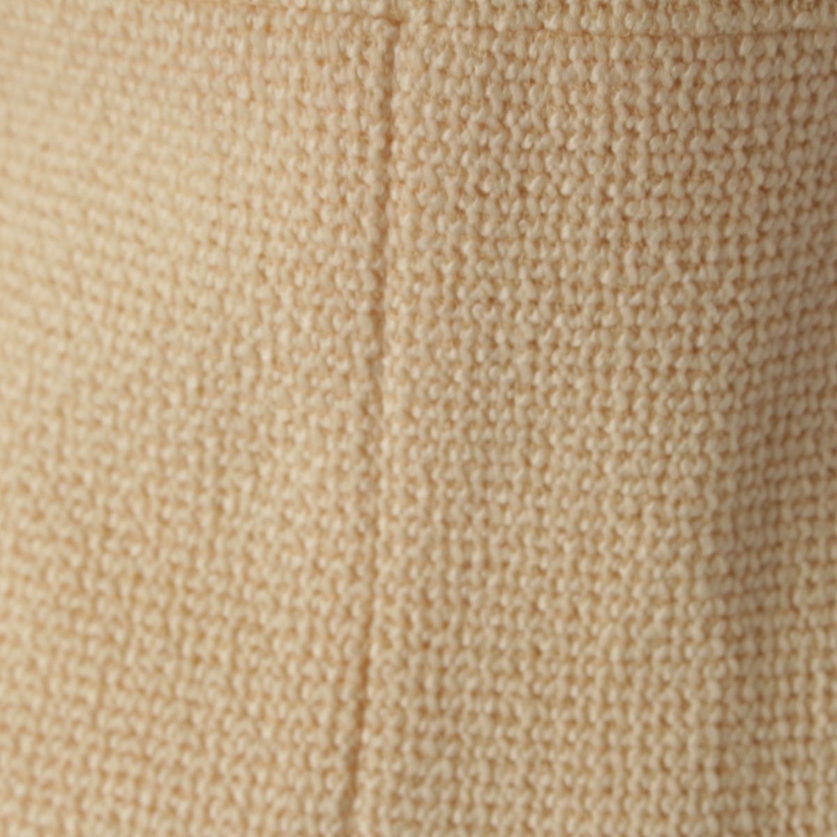 Chanel Wool Silk CC Logo Studded Button Tailored Jacket Ivory 38 — view 9