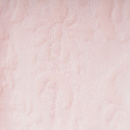Chanel CC Logo Flower Jacquard Knit Dress Pink 36 — view 9