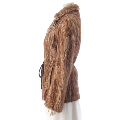 Prada American Mink Vintage Coat Beige 40 — view 3