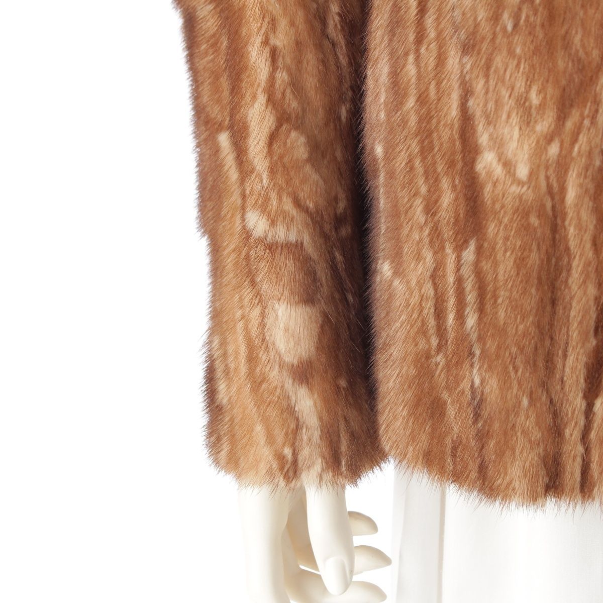 Prada American Mink Vintage Coat Beige 40 — view 6