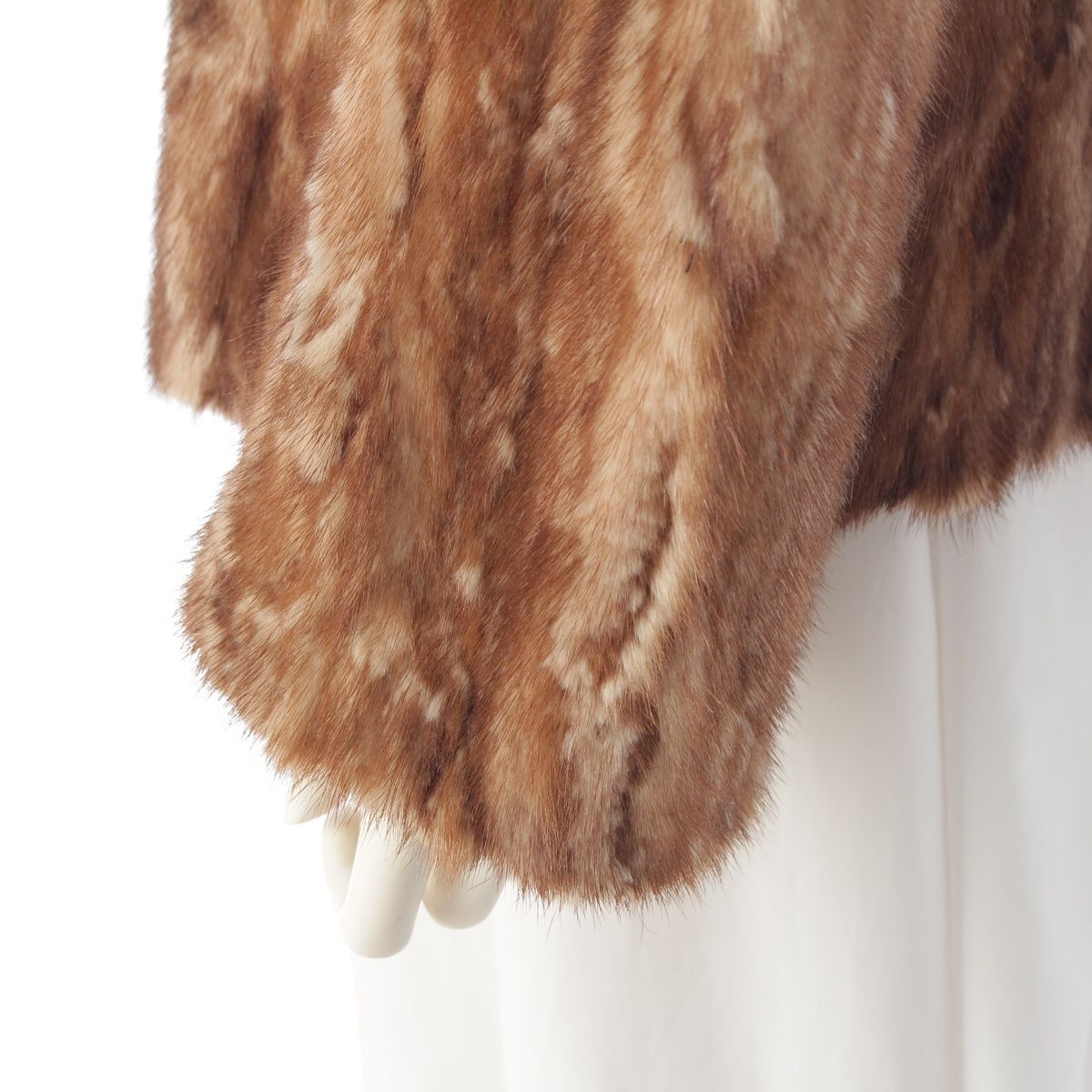 Prada American Mink Vintage Coat Beige 40 — view 7