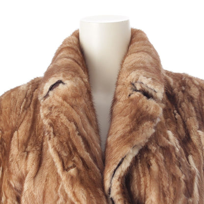 Prada American Mink Vintage Coat Beige 40 — view 5