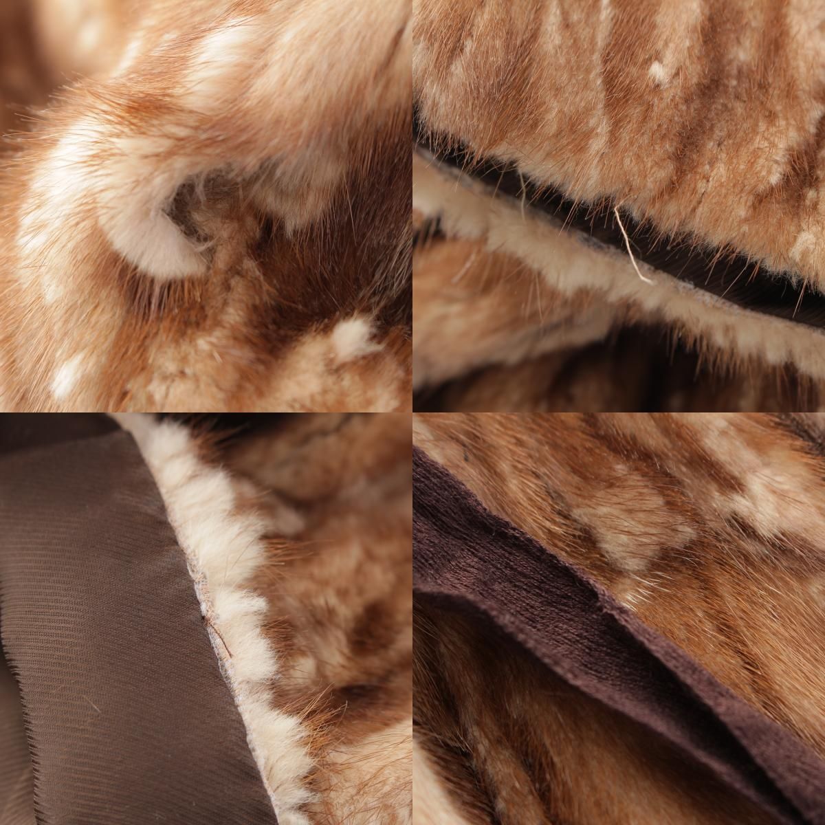 Prada American Mink Vintage Coat Beige 40 — view 8