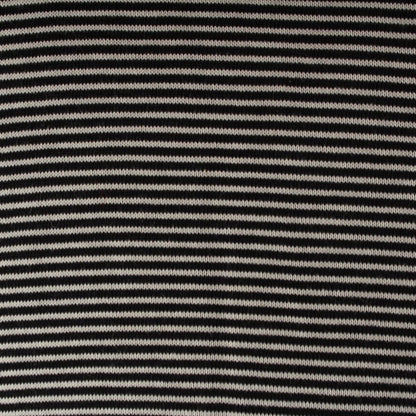 Chanel 97c Cotton CC Logo Border Short Sleeve T-Shirt White Black 42 — view 7