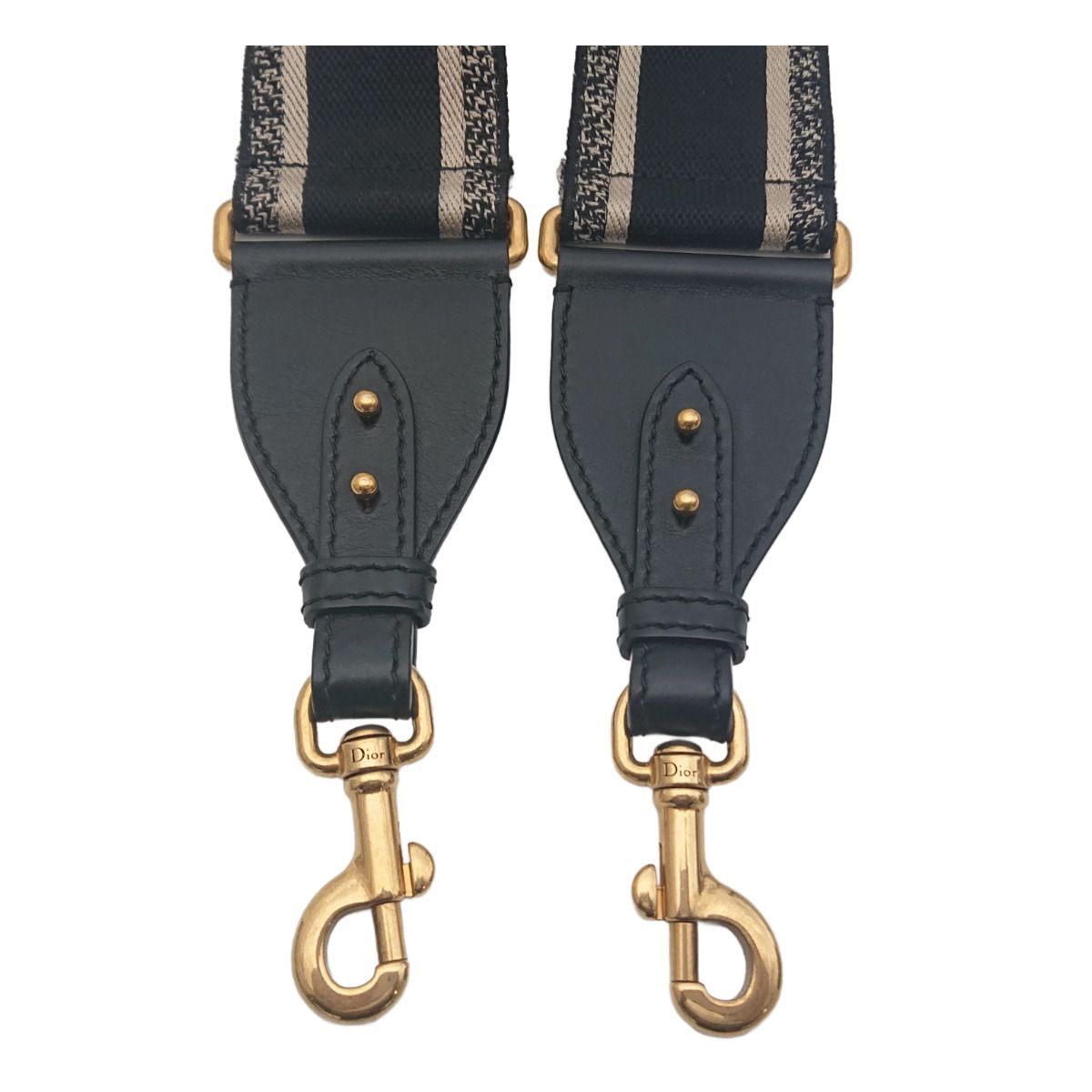 Dior Shoulder Strap Black Beige Embroidery — view 8