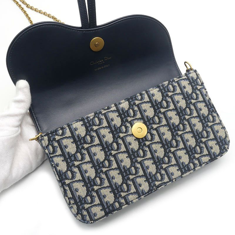 Dior Saddle Chain Pouch Oblique — view 5