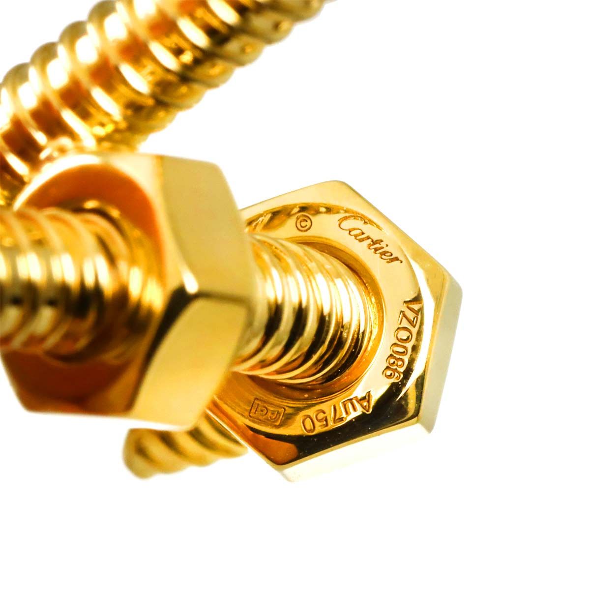 Cartier Ecrou de Earrings for Ear 18k YG 750 Single Pierced — view 5