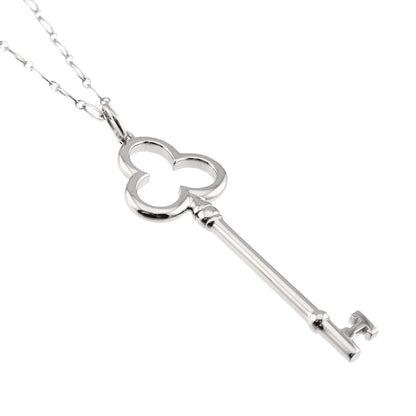 Tiffany & Co Clover Key Necklace 51 cm 925 Sterling Silver — view 3