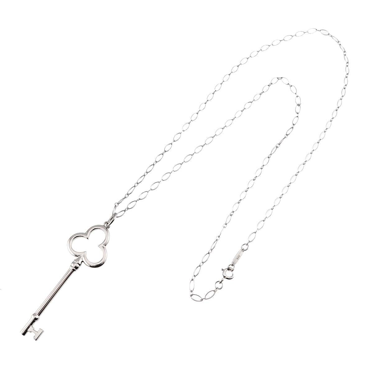 Tiffany & Co Clover Key Necklace 51 cm 925 Sterling Silver — view 2