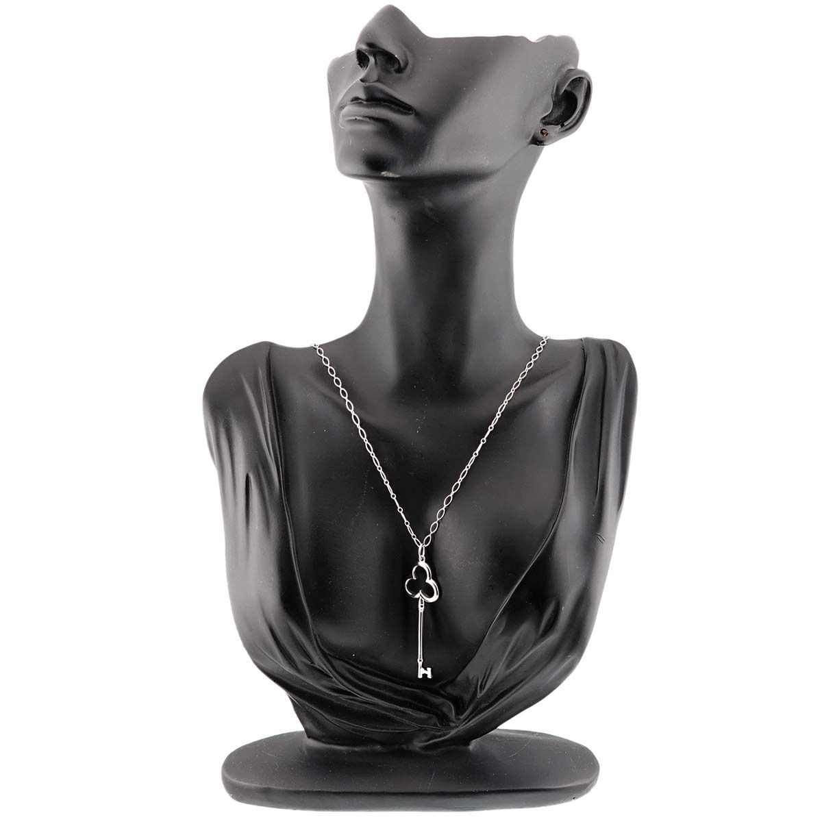 Tiffany & Co Clover Key Necklace 51 cm 925 Sterling Silver — view 7