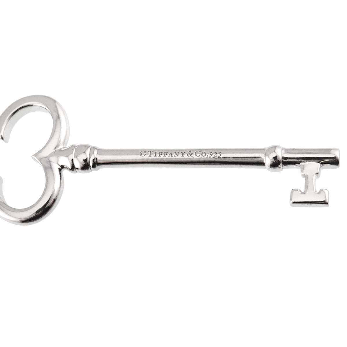 Tiffany & Co Clover Key Necklace 51 cm 925 Sterling Silver — view 4