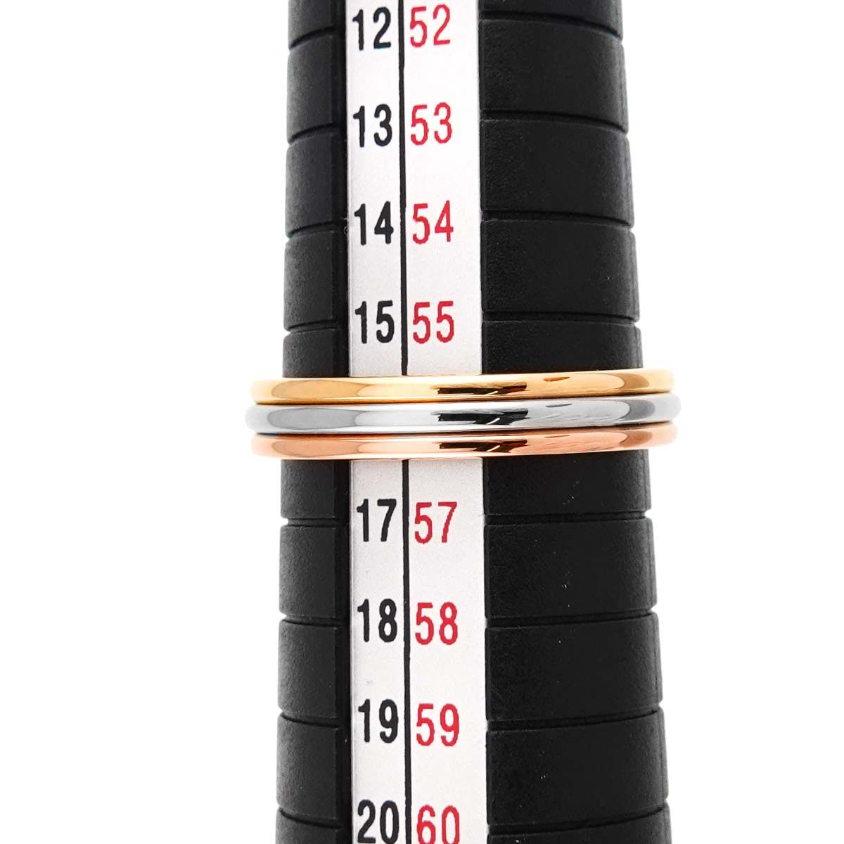 Cartier Vendome 56 Ring 18k YG WG PG Suri Gold 750 — view 5