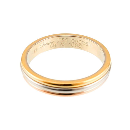 Cartier Vendome 56 Ring 18k YG WG PG Suri Gold 750 — view 3
