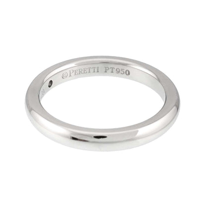Tiffany & Co Stacking Band Ring Diamond Pt Platinum — view 3