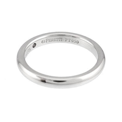 Tiffany & Co Stacking Band Ring Diamond Pt Platinum — view 3