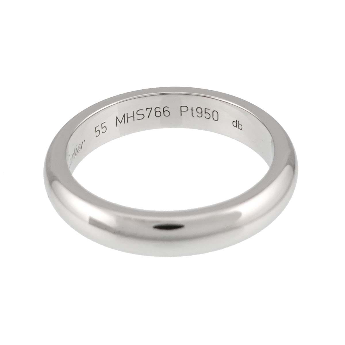 Cartier Classic 55 Ring Width mm Pt Platinum Certificate — view 4