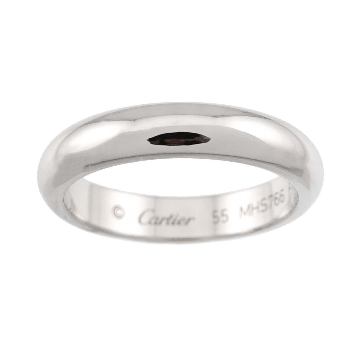 Cartier Classic 55 Ring Width mm Pt Platinum Certificate — view 2