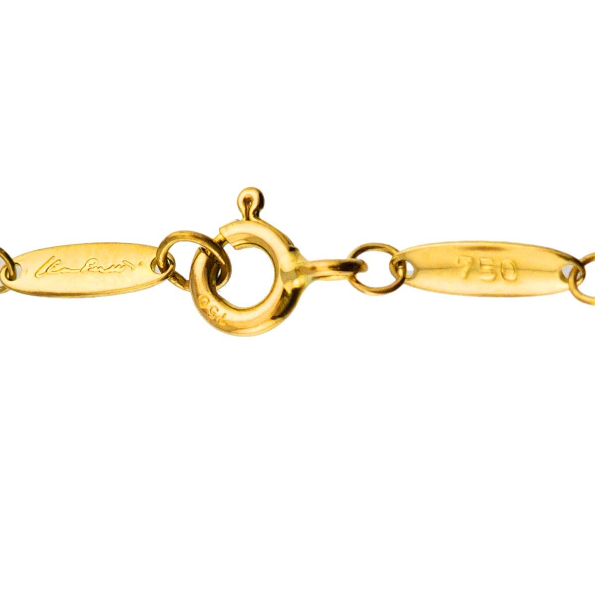 Tiffany & Co Bean Necklace 40 cm 18k YG Yellow Gold — view 5