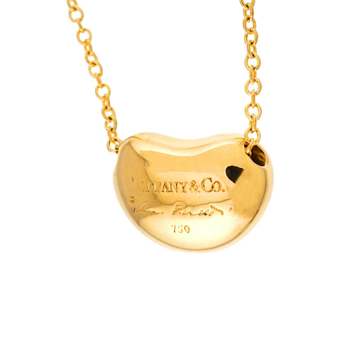 Tiffany & Co Bean Necklace 40 cm 18k YG Yellow Gold — view 4