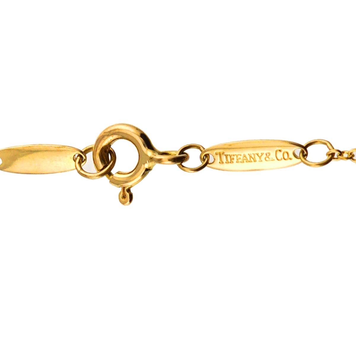 Tiffany & Co Bean Necklace 40 cm 18k YG Yellow Gold — view 6