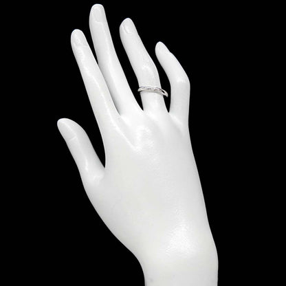 Tiffany & Co Stacking Band Ring Diamond Pt Platinum — view 6