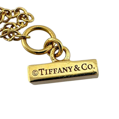 Tiffany & Co T Circle Pendant 18k Gold Carnelian — view 7