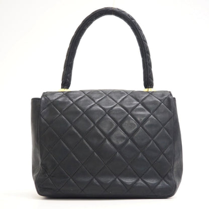 Chanel Quilted Turnlock CC Logo Handbag Black — view 2