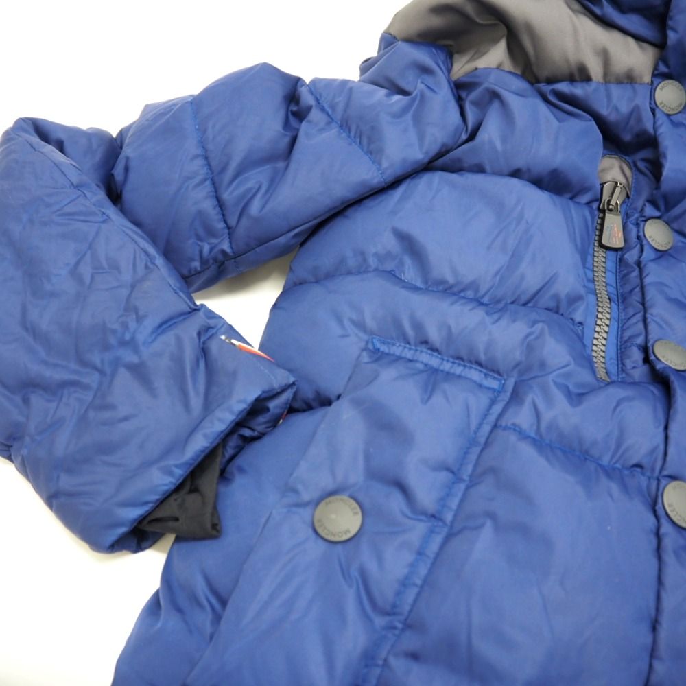 Moncler Rodenberg Polyester Down Jacket Navy — view 6