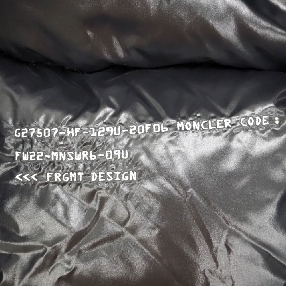 Moncler Mon Cles Fragment Mon Luginius 2 Hiroshi Fujiwara Nylon Down Jacket — view 4