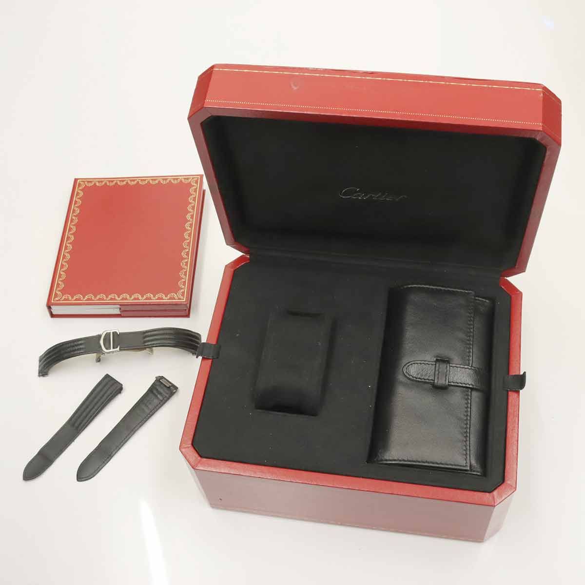 Cartier Roadster Chronograph Watch Date Black Automatic Winding — view 2