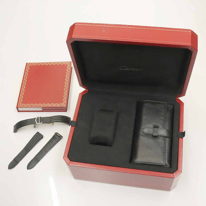 Cartier Roadster Chronograph Watch Date Black Automatic Winding — view 2
