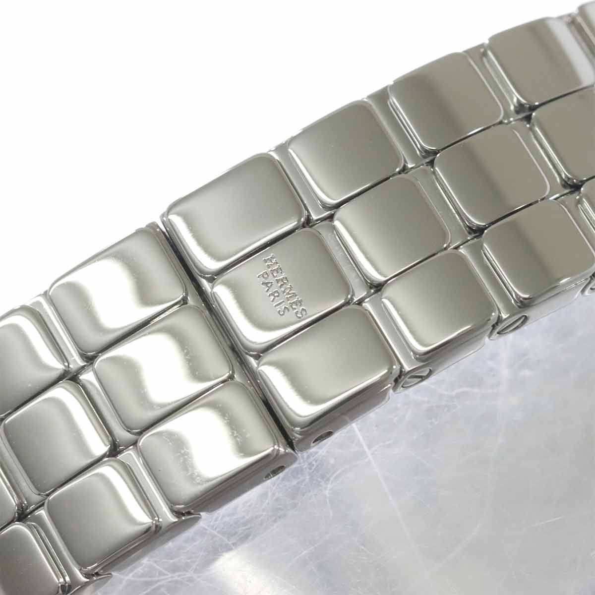 Hermes Watch Mini Hh1 110 Diamond White Shell Quartz — view 6